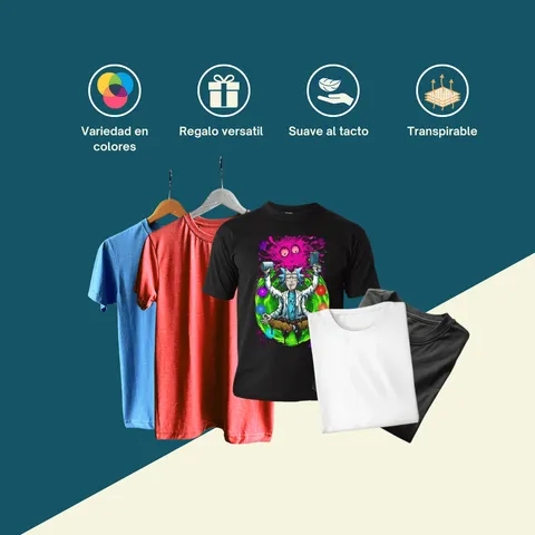 Camiseta de algodón para dotación escolar
