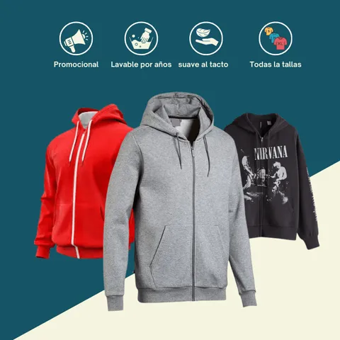 Hoodie con cremallera personalizado